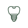 tooth implant icon